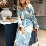 Cotton Modal Womens Dressing Gown/Robe