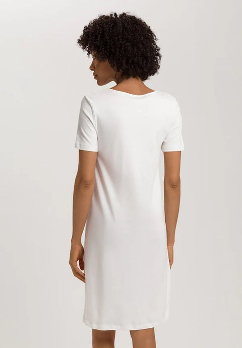 Kalea Short Sleeve Nightdress Off White
