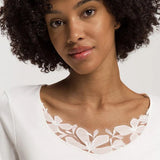 Kalea Short Sleeve Nightdress Off White