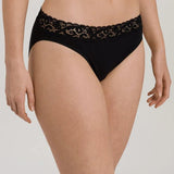 Hanro Moments Mini Briefs Black