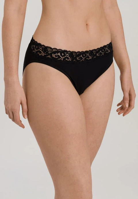 Hanro Moments Mini Briefs Black