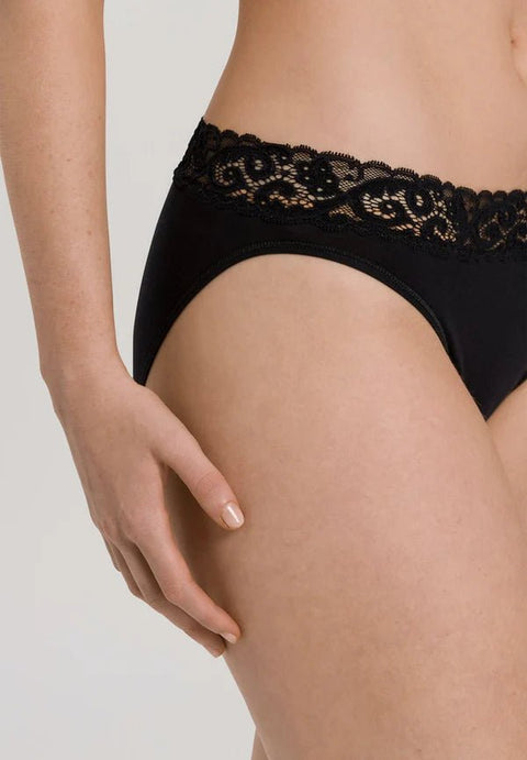 Hanro Moments Mini Briefs Black
