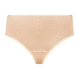 Hanro Moments Midi Lace Back Briefs Beige