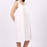 Susie Sleeveless Nightdress White