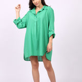Pacific Swim Shirt Spearmint Self Stripe