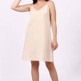 Bias Cut Cotton Slip Dune