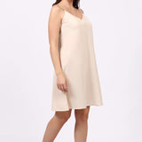 Bias Cut Cotton Slip Dune