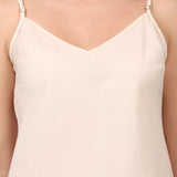Bias Cut Cotton Slip Dune