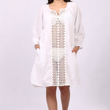 Kokomo Crochet Swim Dress White