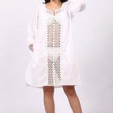 Kokomo Crochet Swim Dress White