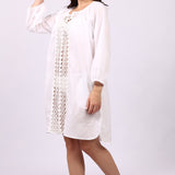 Kokomo Crochet Swim Dress White