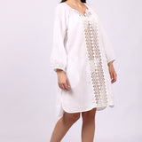 Kokomo Crochet Swim Dress White