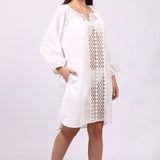 Kokomo Crochet Swim Dress White