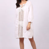 Kokomo Crochet Swim Dress White