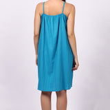 Frilly Nightie Blue Danube Stripe