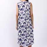 Watercolour Sleeveless Nightdress Navy