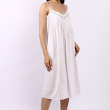 Susie Spaghetti Strap Nightdress White