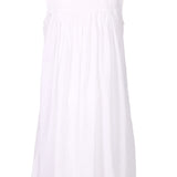 Susie Sleeveless Nightdress White
