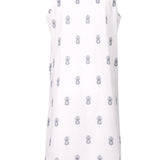Pina Colada Sleeveless Nightdress White/Navy