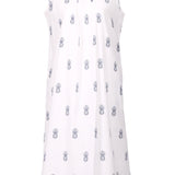 Pina Colada Sleeveless Nightdress White/Navy