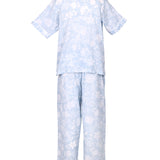 Floriage Revere Pyjama Set Sky/White