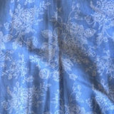 Dayle Cotton Sleeveless Short Nightie Blue