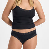 Parisienne Classic Microfibre Bikini Brief Black