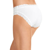 Parisienne Classic Microfibre Bikini Brief White