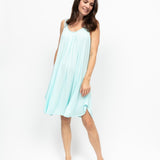 Juliette Modal Scalloped Lace Swing Nightdress Mint