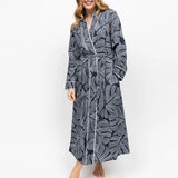womens cotton  modal dressing gown. cotton modal bathrobe australia. cotton long sleeve robe
