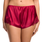 Scarlett Silk Cami/French Knicker Set Crimson