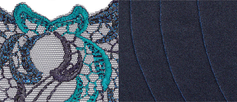 Deauville Full Cup Bra Velvet Blue