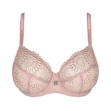 Flat lay of PrimaDonna Sophora Full Cup Bra Bois De Rose, back view highlighting band and clasp details, exclusive to The Foundation.