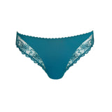 Jane Italian Brief Peacock