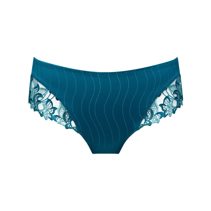 Deauville Luxury Thong Brief Peacock