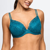 Jane Push Up Bra Peacock
