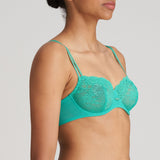 Side angle of Marie Jo Melipha Bra showing structured cup fit and adjustable straps.