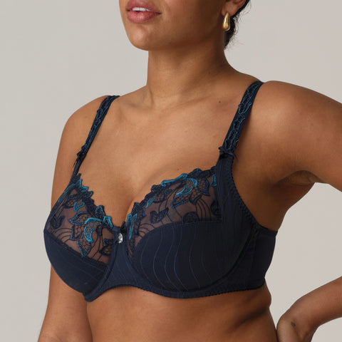 Deauville Full Cup Bra Velvet Blue