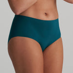 Marie Jo Colour Studio Full Brief in Jasper Green, plain seamless style with soft waistband and full back coverage.