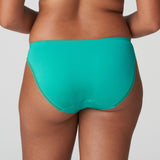 Back view of Lenca Rio Briefs Sunny Teal from The Foundation, featuring comfortable rear coverage and a smooth, seamless fit