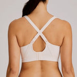 Back view of sports bra with criss-cross strap option – shows supportive racerback configuration.
