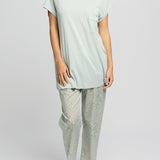 Jersey Cap Sleeve Sleep T-Shirt Mint