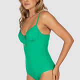 Positano Booster One Piece Swimsuit Emerald