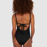 ECO High Neck One Piece Black
