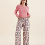 soft brushed lounge set. Papinelle feather soft top and brushed cotton blend pants flannelette