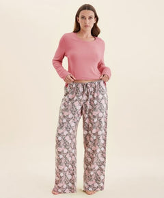soft brushed lounge set. Papinelle feather soft top and brushed cotton blend pants flannelette