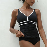 Promised Aphrodite Audrey Multifit Tankini Top Black