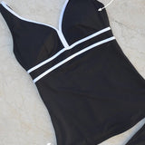 Promised Aphrodite Audrey Multifit Tankini Top Black