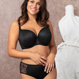 Nicole Moulded Full Cup T-Shirt Bra Black