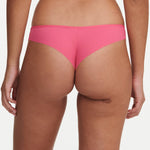 Back view of the Pila Tanga Brief in Love Pink/Peach with scalloped lace detailing and cheeky silhouette – The Foundation.